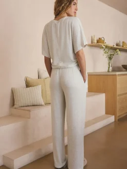 Gris - Pyjamas Manche courte confortable