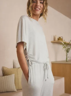 Gris - Pyjamas Manche courte confortable