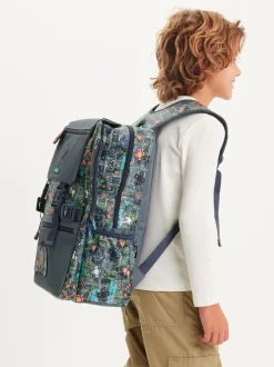 Gris - Sac à dos Smiggle Trailblazer Foldover Attach