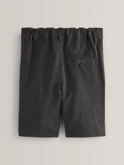 Gris - Short d'école à devant plat (3-14ans)