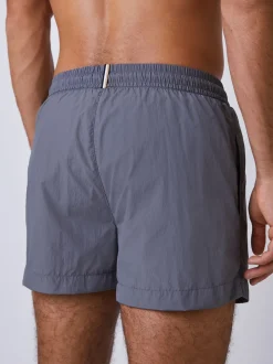 Gris - Short de bain BOSS Mooneye à logo