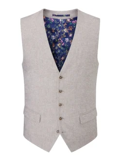 Gris - Skopes Jude Tweed Coupe sur mesure Suit Gilet