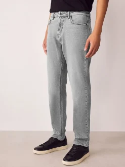 Gris - Slim Fit (Slim Fit) - Jeans stretch de confort