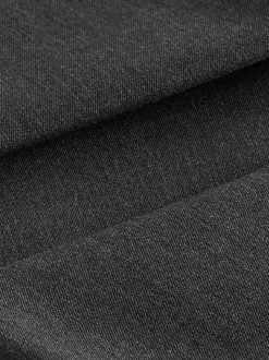 Gris - Slim Fit (Slim Fit) - Pantalon élégant uni sur le devant