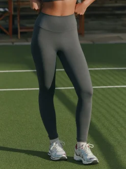 Gris - soi-même. Legging taille haute