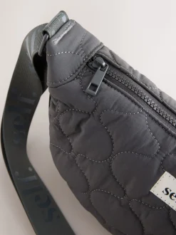 Gris - Soi-même. Sac à bandoulière en nylon