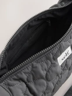 Gris - Soi-même. Sac à bandoulière en nylon