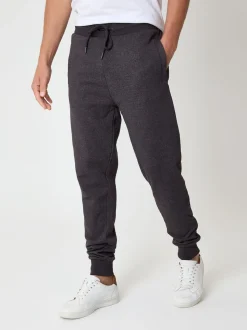 Gris - Threadbare Cotton Blend Joggers