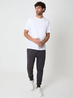 Gris - Threadbare Cotton Blend Joggers