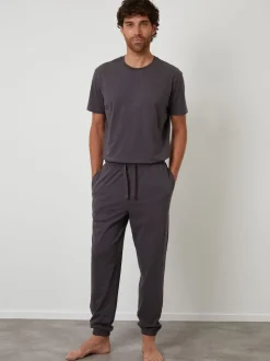 Gris - Threadbare Ensemble de Pyjamas en Coton Pêche