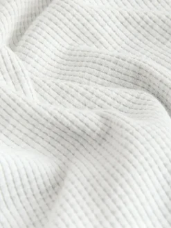 Gris - T-shirt manches longues à col mao