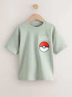 Gris - T-shirt Pokemon imprimé dos multicolore (4-14ans)