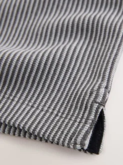 Gris - T-shirt texturé Manches courtes (3-16ans)