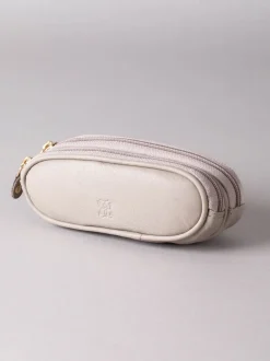 Gris - Étui Lakeland en cuir à deux verres