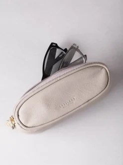 Gris - Étui Lakeland en cuir à deux verres