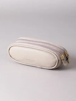 Gris - Étui Lakeland en cuir à deux verres