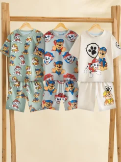 Gris - Vanilla Underground Bluey GARÇON Multicolore Personnage Multi-Pack de 2 Ensemble de Pyjamas à Manches courtes et Shorts