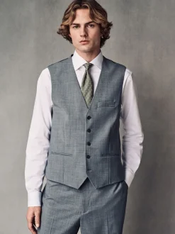 Gris - Veste Coupe classique en Blend mélangée Motionflex