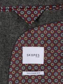 Gris - Veste de costume texturée Skopes Fox habillée
