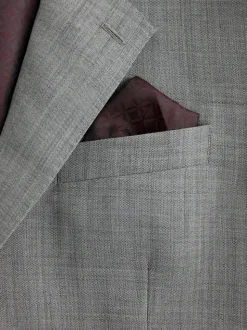 Gris - Vestes de Costume Nova Fides Signatures Coupe classique en laine italienne 100%