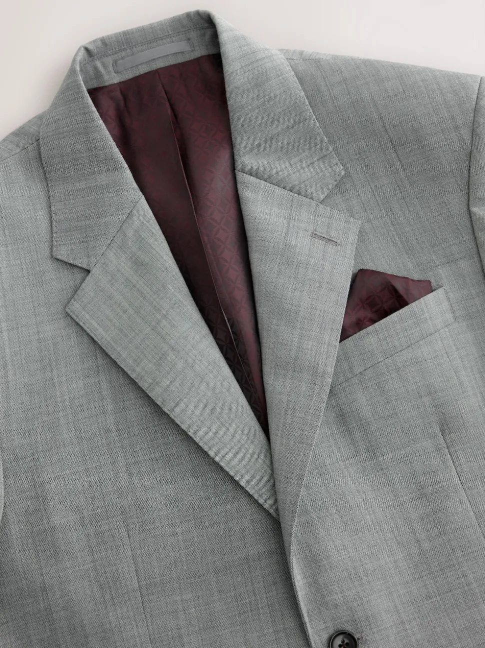 Gris - Vestes de Costume Nova Fides Signatures Coupe classique en laine italienne 100%