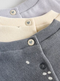 Gris anthracite & Crème - Ensemble 6 pièces pour bébé sweat et jogging (0mois2ans)