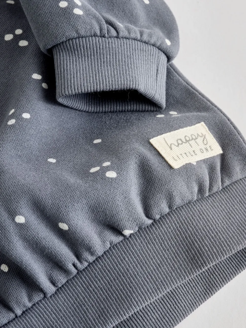 Gris anthracite & Crème - Ensemble 6 pièces pour bébé sweat et jogging (0mois2ans)