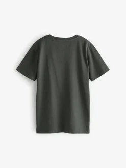 Gris anthracite - T-shirt Manches courtes (3-16ans)