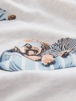 Gris Charlie le Cockapoo - Pyjama à manches longues