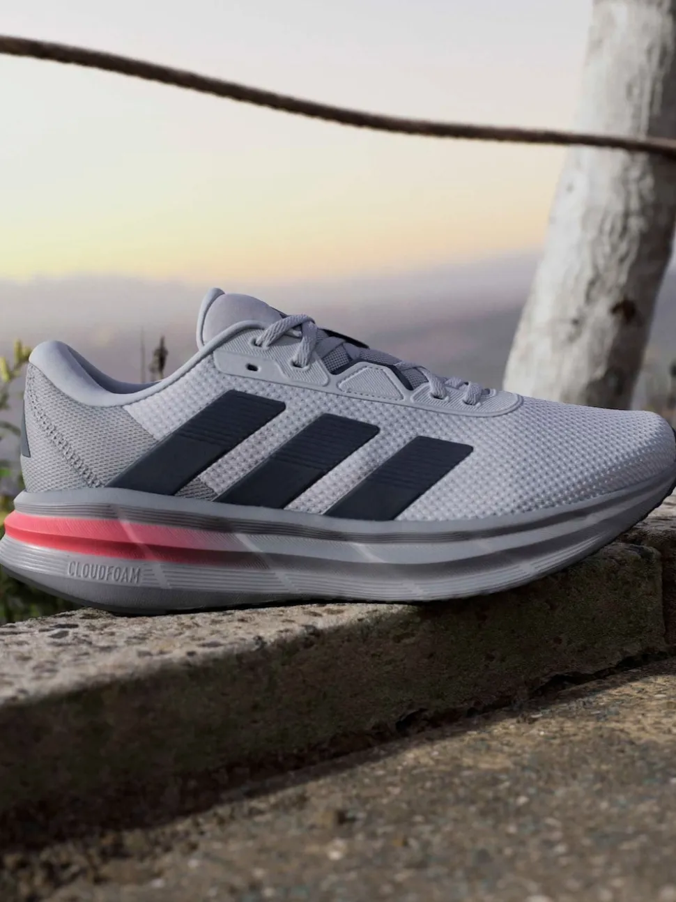 Gris chromé - Adidas Galaxy 7 Running Trainers