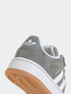 Gris clair - Baskets Adidas Original Campus 00s à lacets élastiques pour enfant