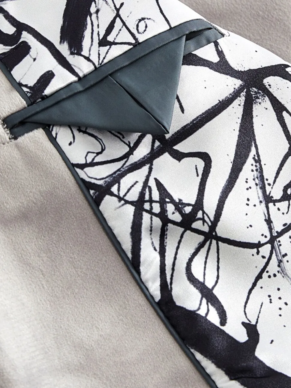 Gris clair - Blazer en velours (3-16ans)