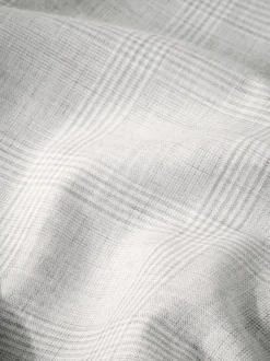Gris clair à carreaux - Chemise Signature Premium texturée