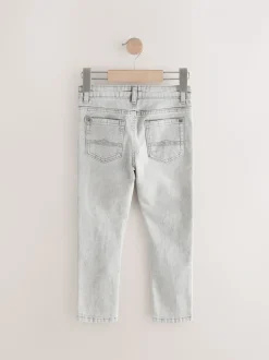 Gris clair - Jeans extensibles (3-17yrs)