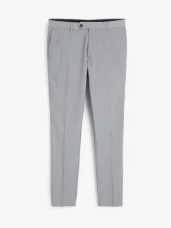 Gris clair - Slim Fit (Slim Fit) - Pantalon intelligent stretch