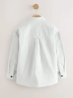 Gris clair - Surchemise brossée (3-16ans)