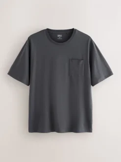 Gris d'ardoise - Ensemble pyjama en jersey à manches courtes