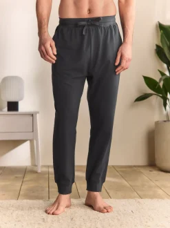 Gris d'ardoise - Ourlets resserrés - Jogging Loopback doux au toucher à poignets