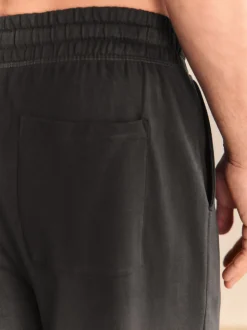 Gris d'ardoise - Ouvert - Jogging Loopback doux au toucher à poignets