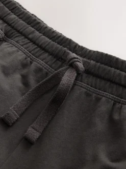 Gris d'ardoise - Ouvert - Jogging Loopback doux au toucher à poignets