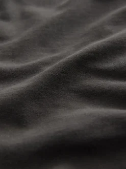 Gris d'ardoise - Ouvert - Jogging Loopback doux au toucher à poignets