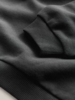 Gris de charbon de bois - Sweat imprimé All-over Col rond (3mois -7ans)