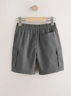 Gris de charbon de bois - Short cargo (3-16ans)