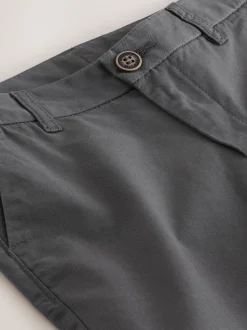 Gris de charbon de bois - Short Chino (3-16ans)