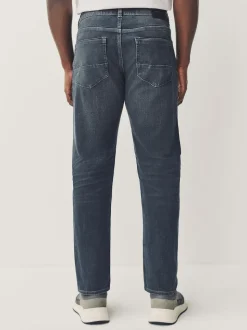 Gris de charbon de bois - Slim Fit (Slim Fit) - extensible Denim Jeans
