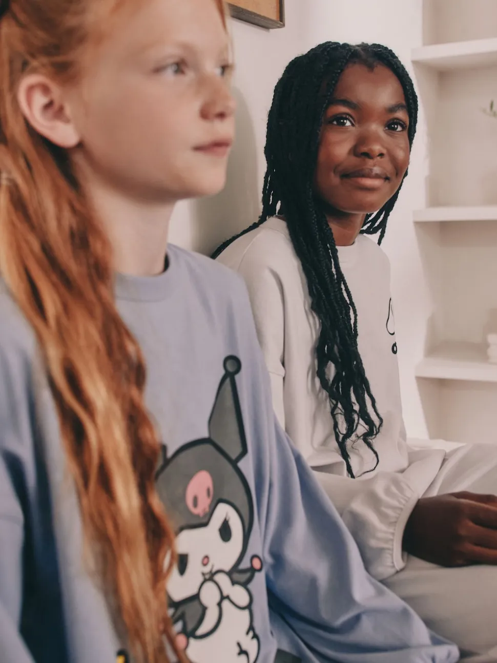 Gris de charbon de bois - Hello Kitty and Friends Jogger Pyjamas 2 Pack (3-16ans)