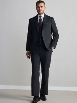 Gris de charbon de bois - Gilet de laine Signature Nova Fides