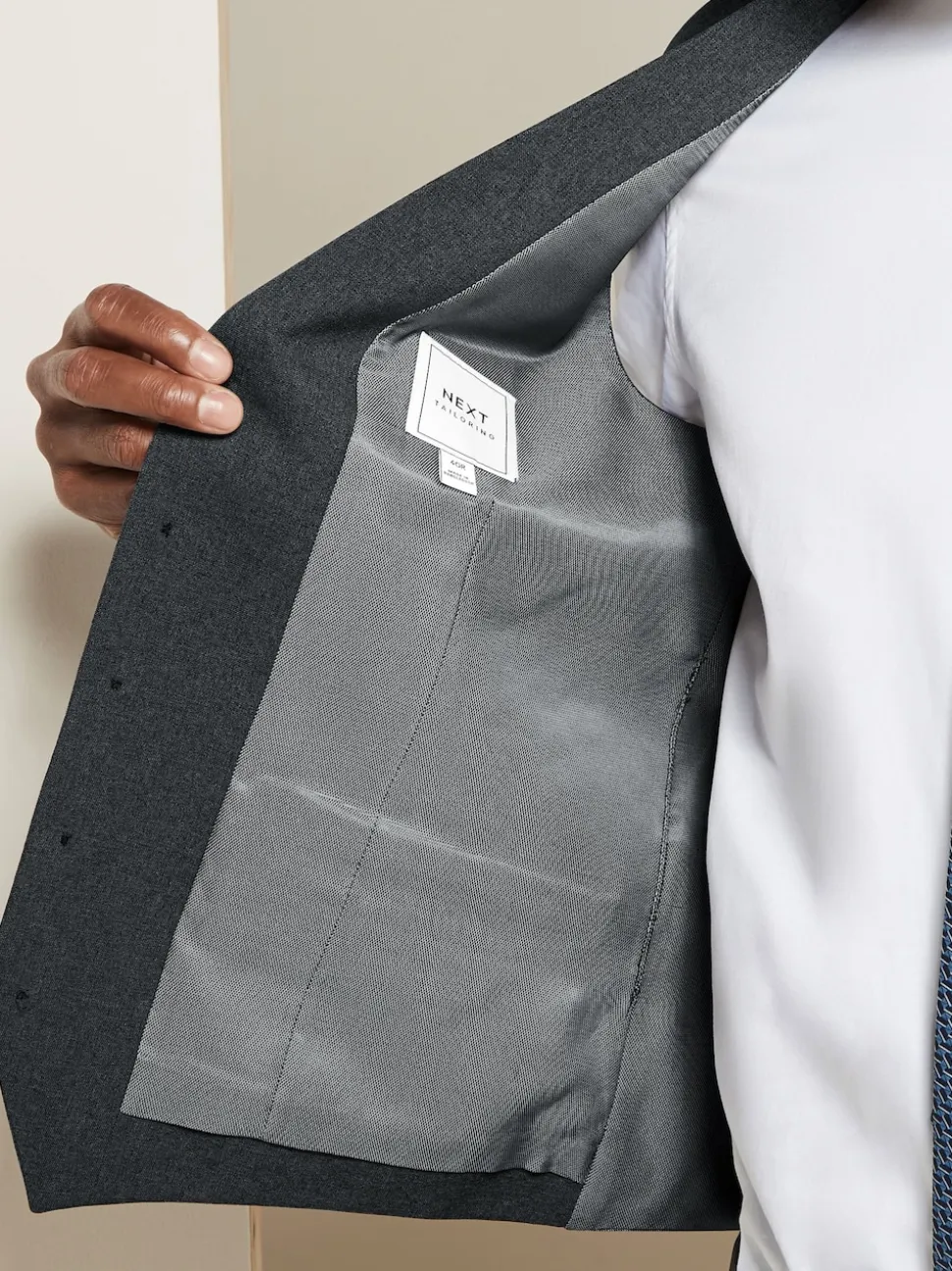 Gris de charbon de bois - Gilet de costume essentiel à coupe régulière