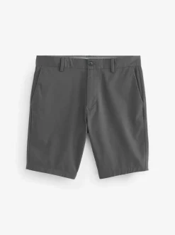 Gris de charbon de bois - Skinny Fit (Skinny Fit) - Short chino stretch