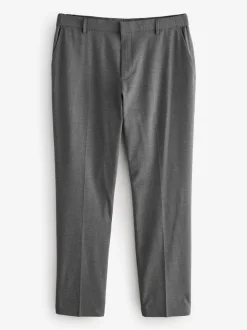 Gris de charbon de bois - Moulant - Pantalons extensibles à taille élastiquée Motionflex
